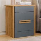 Mesa De Cabeceira Dhara 2 Gavetas 51 Cm Moval