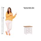 Mesa De Cabeceira Ditália 2 Gavetas Dm-115