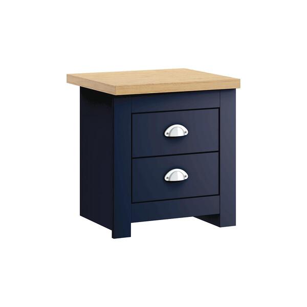 Mesa De Cabeceira Ditália 2 Gavetas Dm-115