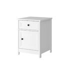 Mesa De Cabeceira Ditália Conjunto Com 2 Un. Dm-114 Branco