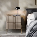 Mesa De Cabeceira Em Madeira Mdf Conect Moriah 45cm Conect Do