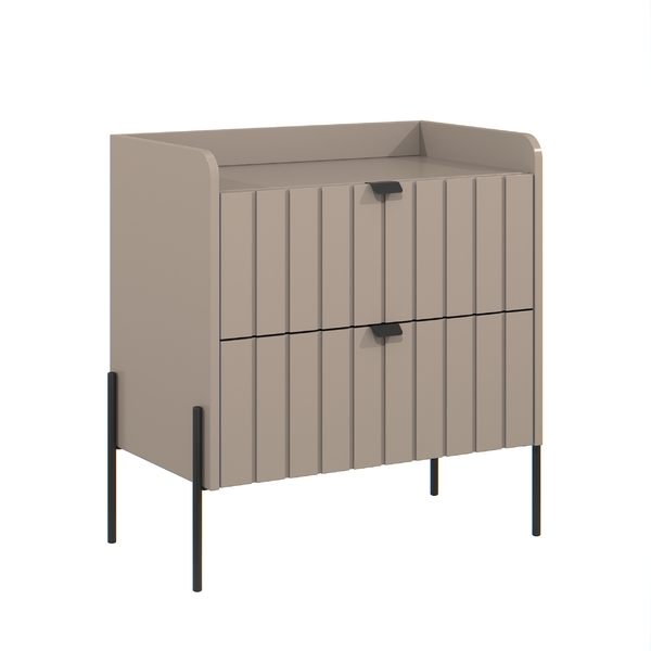 Mesa De Cabeceira Em Madeira Mdf Conect Moriah 60cm Moderna C