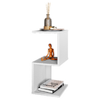 Mesa De Cabeceira Em S 100% Mdf Branco