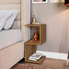 Mesa De Cabeceira Em Z Amêndoa Potente