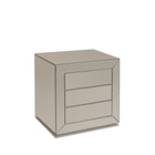 Mesa De Cabeceira Espelhada Loft Bronze