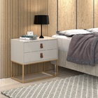 Mesa De Cabeceira Estilo Industrial Unic 60cm  Europeu Premiu