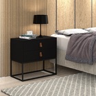 Mesa De Cabeceira Estilo Industrial Unic 60cm  Europeu Premiu