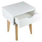 Mesa De Cabeceira Felice Com 01 Gaveta Branco - D'rossi