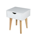 Mesa De Cabeceira Felice Com 01 Gaveta Branco - D'rossi