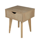 Mesa De Cabeceira Felice Com 01 Gaveta Castanho - D'rossi