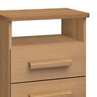 Mesa de Cabeceira Firenze 2 Gavetas com Nicho D Doro Móveis