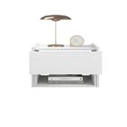 Mesa De Cabeceira Florença 1 Gaveta Branco - Casa D