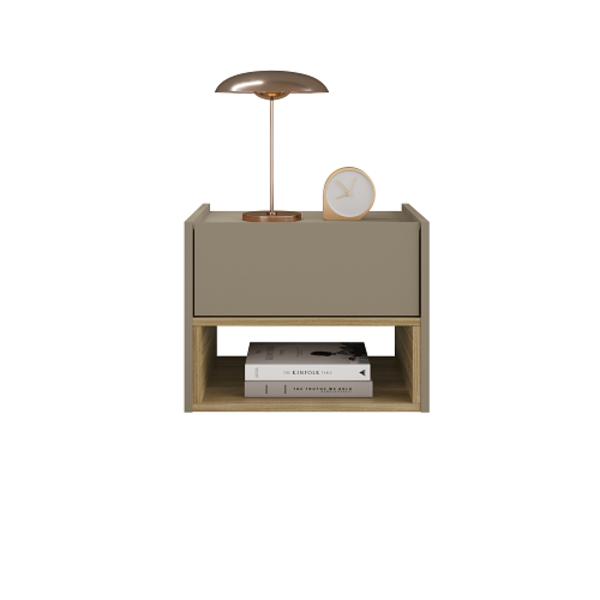 Mesa De Cabeceira Florença Fendi/hannover - Casa D Móveis