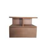 Mesa De Cabeceira Flutuante  Gaveta Natural Em Mdf [f031]