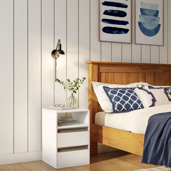 Mesa De Cabeceira Gilbert 2 Gv Branca