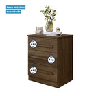 Mesa De Cabeceira Império Com Escala De Brilho Fosco Benetil