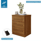 Mesa De Cabeceira Império Com Escala De Brilho Fosco Benetil