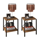 Mesa De Cabeceira Industriale Queanbyean Preto Demolição