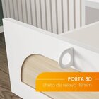 Mesa De Cabeceira Infantil 2 Gavetas Fox Branco/legno Salinas