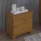 Mesa de Cabeceira Infantil 2 Gavetas Hugs Em Maderia Maciça -