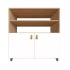 Mesa De Cabeceira Infantil 2 Portas 1 Prateleira Zoe Bramov M