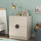 Mesa De Cabeceira Infantil Com 2 Gavetas Joy Kids Cabecasa Ma