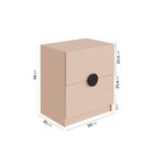 Mesa De Cabeceira Infantil Com 2 Gavetas Joy Kids Cabecasa Ma