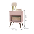 Mesa De Cabeceira Infantil Ellen Rosê