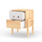 Mesa De Cabeceira Infantil Zinho Com Gaveta - Branca