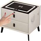 Mesa De Cabeceira Inteligente Branca Com Digital