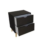 Mesa De Cabeceira Ipanema 2 Gavetas Em Mdp E Pintura Bp Fosca