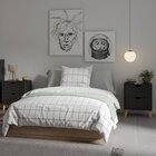 Mesa De Cabeceira Ipanema 2 Gavetas Em Mdp E Pintura Bp Fosca