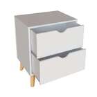 Mesa De Cabeceira Ipanema 2 Gv Branca