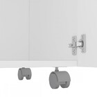 Mesa De Cabeceira Irati 1 Porta 1 Gaveta Branco - Pnr Moveis