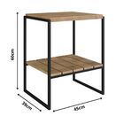 Mesa De Cabeceira James - Marrom