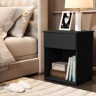 Mesa De Cabeceira Jasmin Preto Jalmac Lm Moveis