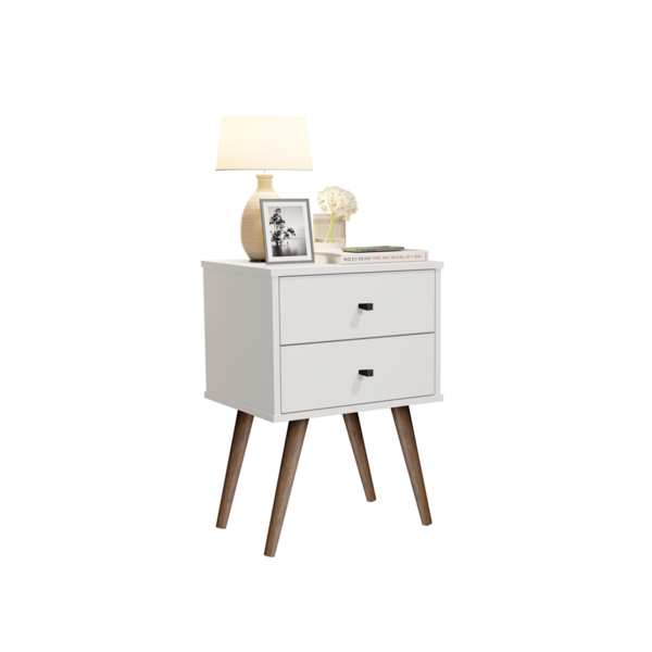 Mesa De Cabeceira Jb 1818 Branco - Jb Bechara