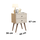 Mesa De Cabeceira Jb 1818 Pérola - Jb Bechara