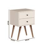 Mesa De Cabeceira Jb 1818 Pérola - Jb Bechara