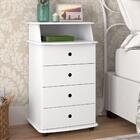 Mesa De Cabeceira Kansas Ll Branco