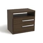 Mesa De Cabeceira Kappesberg 2 Gavetas 1 Nicho Jacarandá