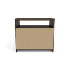 Mesa De Cabeceira Kappesberg 2 Gavetas 1 Nicho Jacarandá