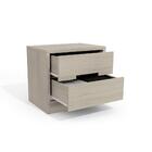 Mesa De Cabeceira Kappesberg 2 Gavetas Amêndoa