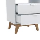 Mesa De Cabeceira Kappesberg 2 Gavetas Branco/itapuã