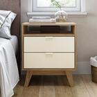 Mesa De Cabeceira Kappesberg 2 Gavetas Itapuã/argila