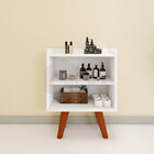 Mesa De Cabeceira Kit Com 2 Retrô