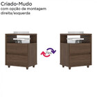 Mesa De Cabeceira Lacy 02 Gavetas Henn