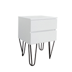 Mesa De Cabeceira Lateral De Apoio Penteadeira Pés Hairpin Le