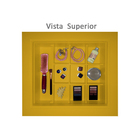 Mesa De Cabeceira Lateral De Apoio Penteadeira Square Amarelo