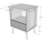 Mesa De Cabeceira Linea  Branco